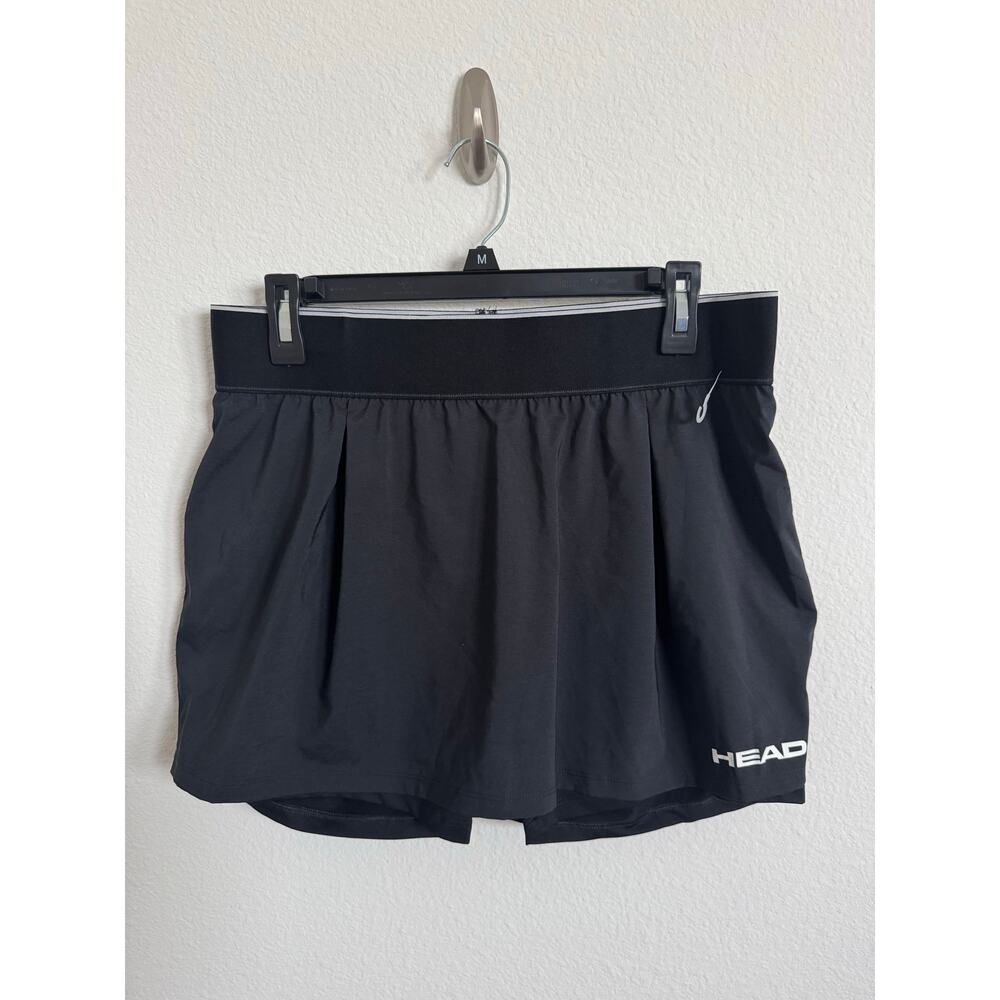 Head Womens Black Tennis Dynamic SKort Skirt New Size Large Pickleball